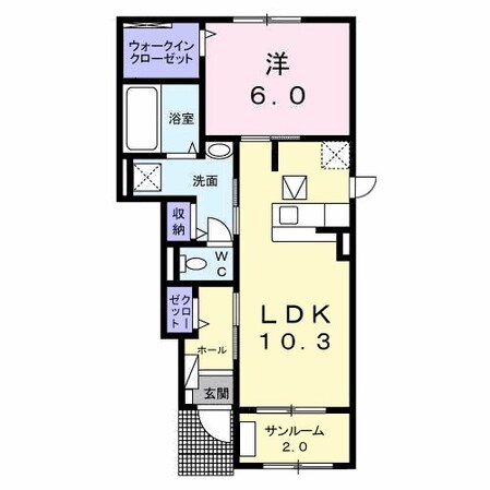 アグニＳの物件間取画像